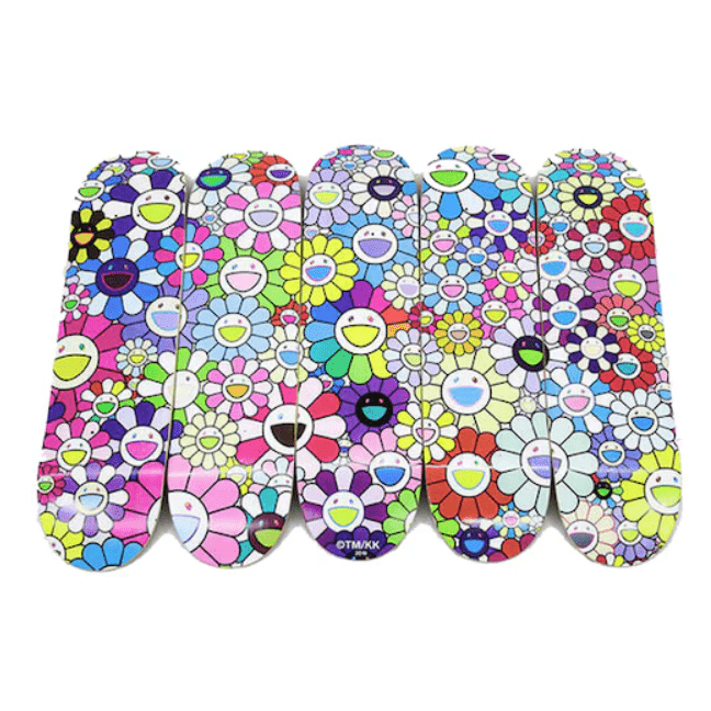 Takashi Murakami Flower Skateboard Deck Multicolor 2019 村上隆