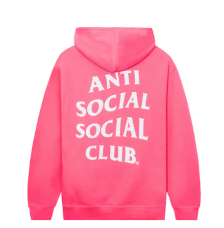 Anti Social Social Club Mind Games Hoodie Light Pink – Uphead