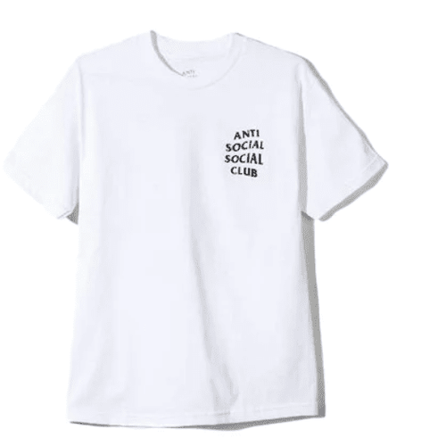 Anti social social club logo tee - white