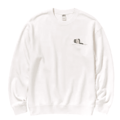 KAWS x Uniqlo Longsleeve Sweatshirt Off White