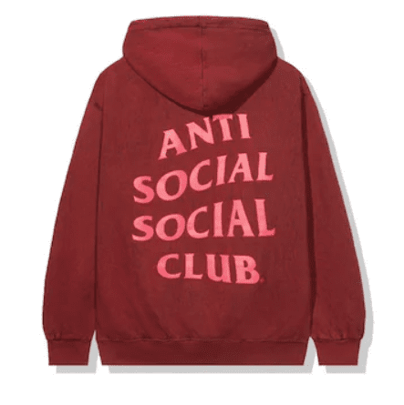 Anti Social Social Club Don't Hoodie Red