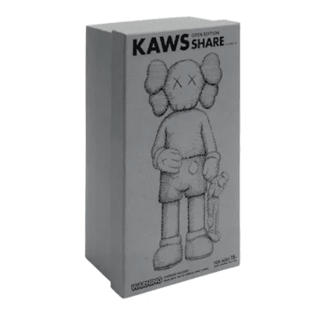 KAWS Share Vinyl Figure Grey