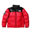 Supreme The North Face Leather Nuptse Jacket Red