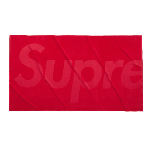 Supreme Tonal Logo Towel Red