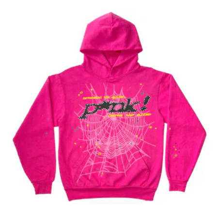 Sp5der P*NK Hoodie Pink