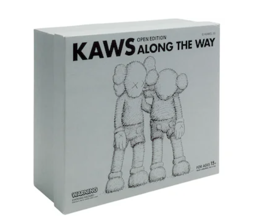 KAWS Along The Way Vinyl Figure Grey