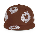 Denim Tears New Era Cotton Wreath 59/50 Cap Brown