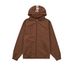 Supreme Brim Zip Up Hooded Sweatshirt Dark Brown