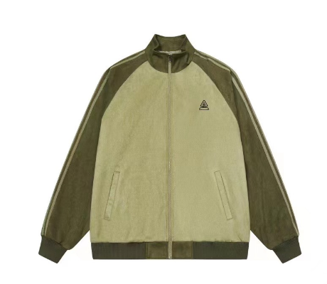 Uphead Zip Track Jacket Olive