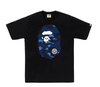 BAPE Color Camo Big Ape Head Tee Black/Navy