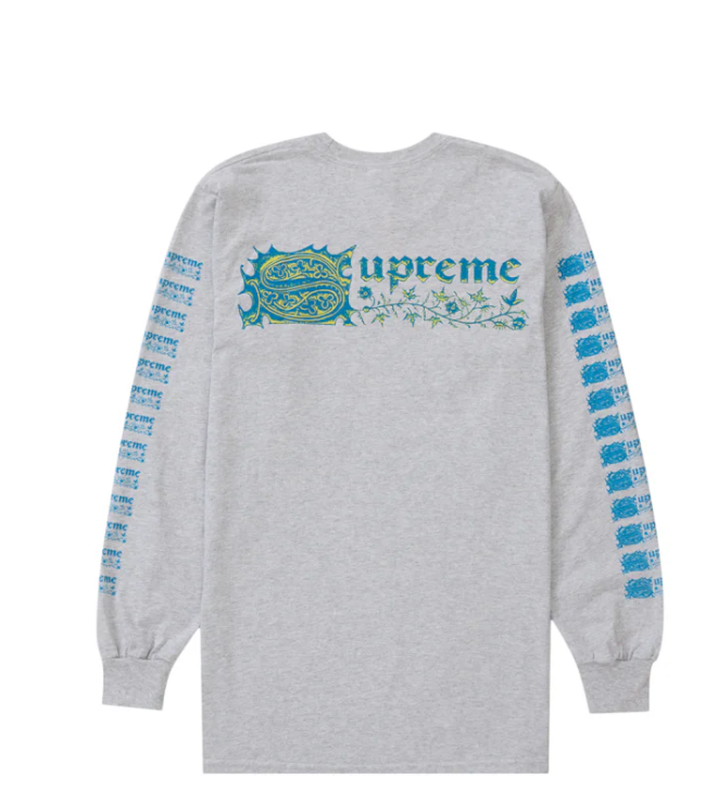 Supreme Saint Sebastian L/S Tee Ash Grey