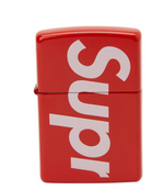 Supreme Logo Zippo Red