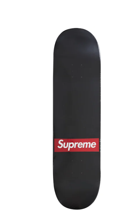 Supreme Routed Box Logo Skateboard Deck Black