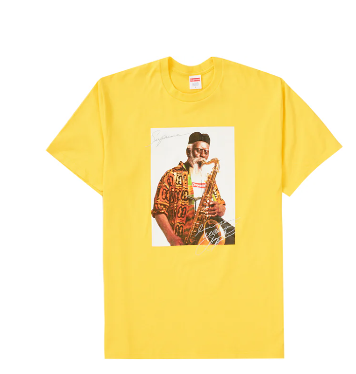 Supreme Pharoah Sanders Tee Yellow