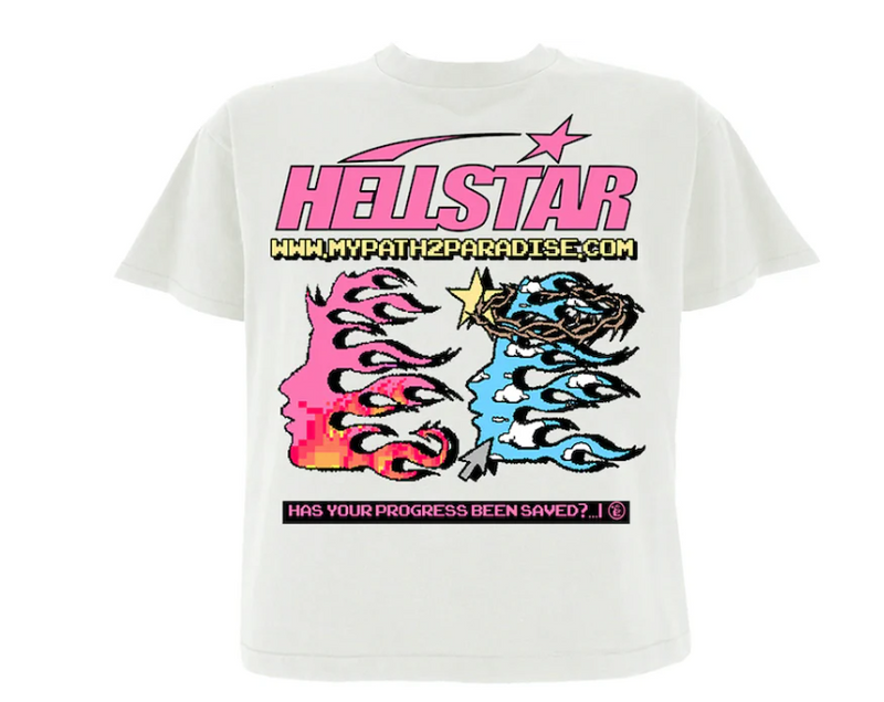 Hellstar Pixel T-Shirt White