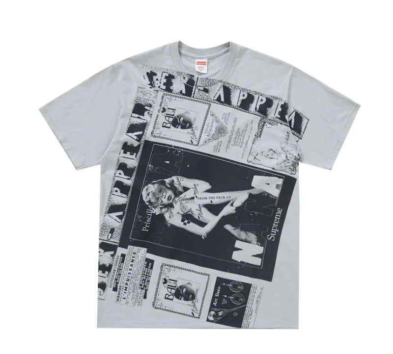 Supreme Collage Tee Cement