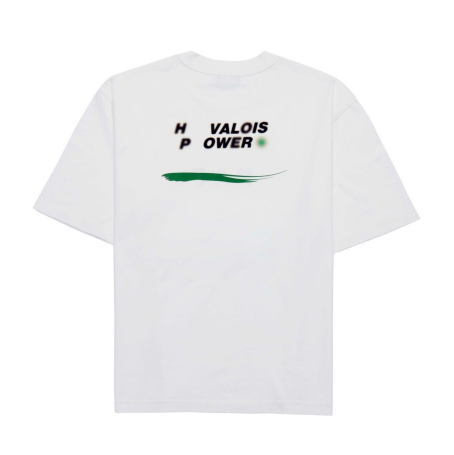 RAF VALOIS WARM POWER HOPE POWER TEE White 23SS004T1