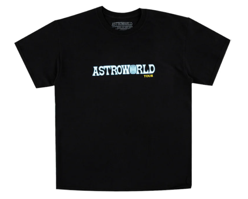 Travis Scott Astroworld Tour Tee Black