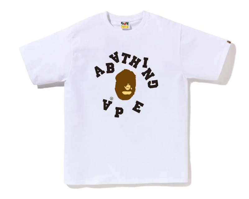 BAPE Broken College Tee (SS23) White