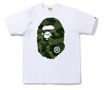 BAPE Color Camo Big Ape Head Tee White/Green