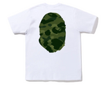 BAPE Color Camo Big Ape Head Tee White/Green