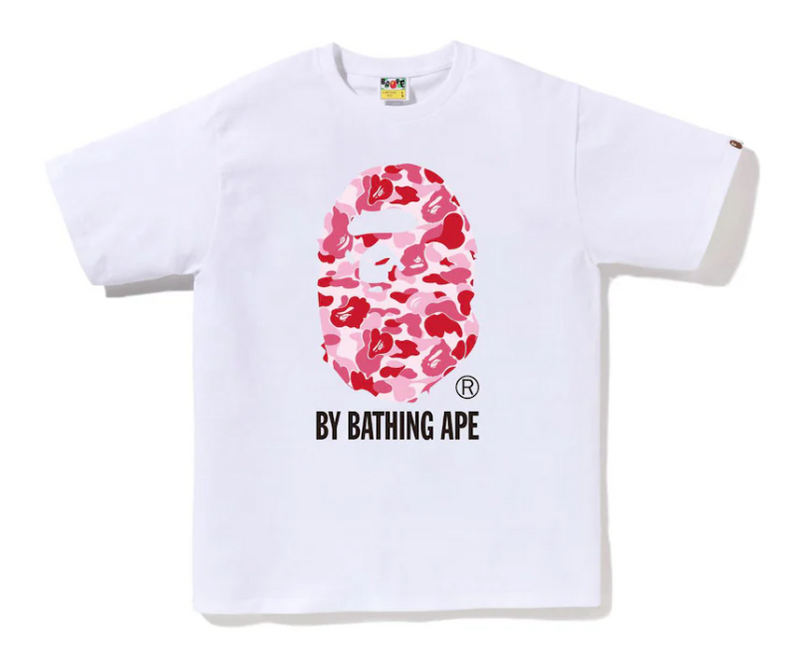 BAPE ABC Camo By Bathing Ape Tee White/Pink