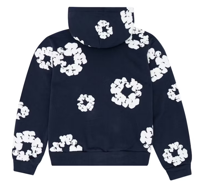 Denim Tears The Cotton Wreath Sweatshirt Navy