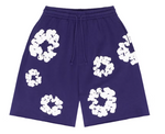 Denim Tears The Cotton Wreath Shorts Purple