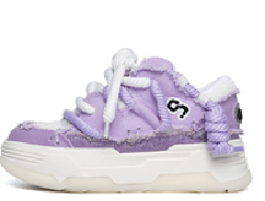 CN Denim Bread Shoes-Purple