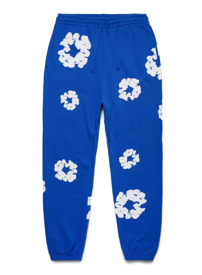 Denim Tears The Cotton Wreath Sweatpants Royal Blue