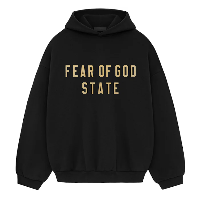 Fear of God Essentials Fleece Hoodie Black