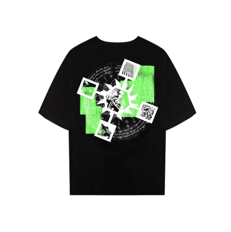 Rhime Alien four Diagrams Tee Black