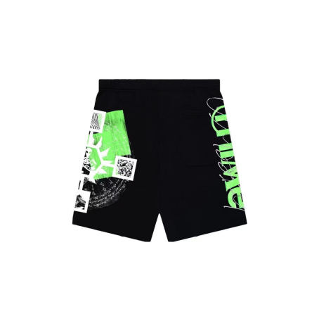 Rhime Alien four Diagrams Shorts Black