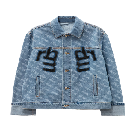 Rhime Seconds Into The Future Denim Jacket Blue