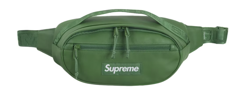 Supreme Leather Waist Bag (FW24) Green