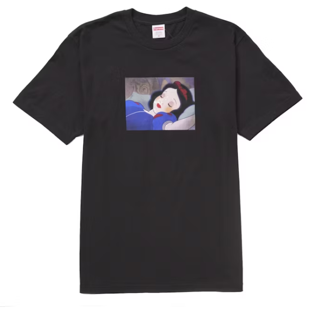 Supreme Snow White Tee Black