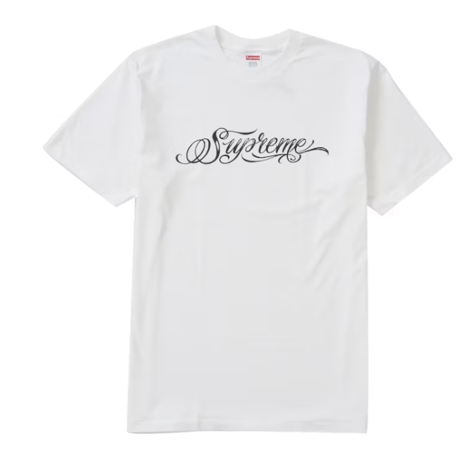 Supreme Script Tee White