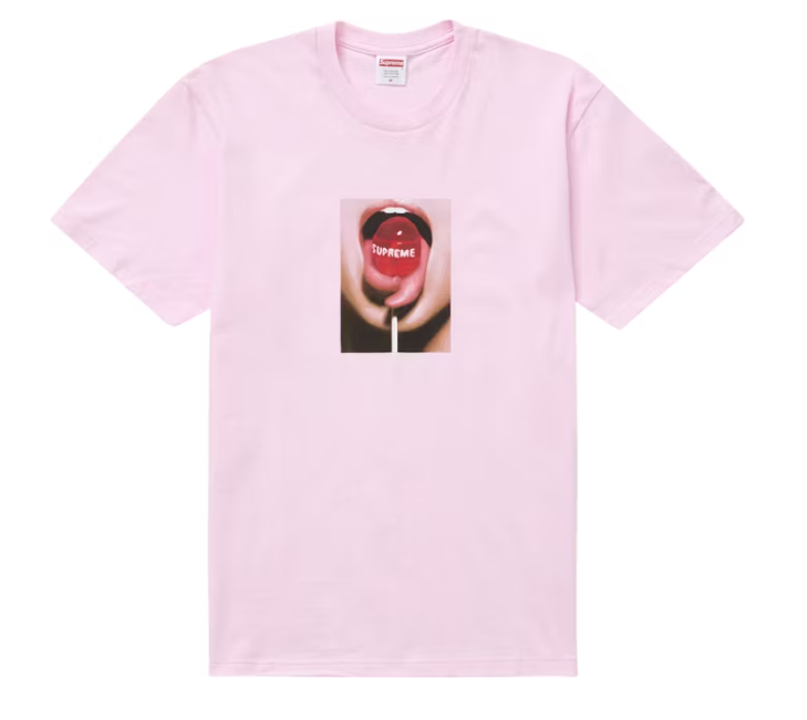 Supreme Lollipop Tee Light Pink