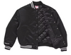 Supreme Mitchell & Ness Satin Varsity Jacket (FW24) Black