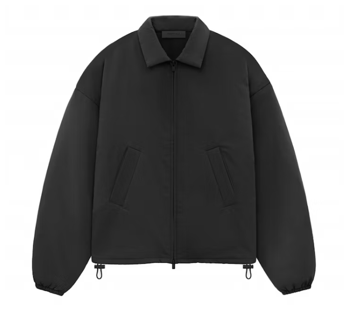 Fear of God Essentials Core Collection Women's Nylon Shell Bomber Black