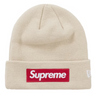 Supreme New Era BoxLogo Beanie (FW24) Stone