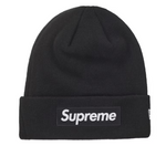 Supreme New Era BoxLogo Beanie (FW24) Black