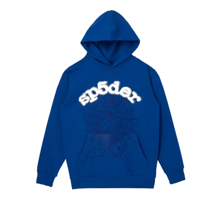 Sp5der Websuit Hoodie Blue