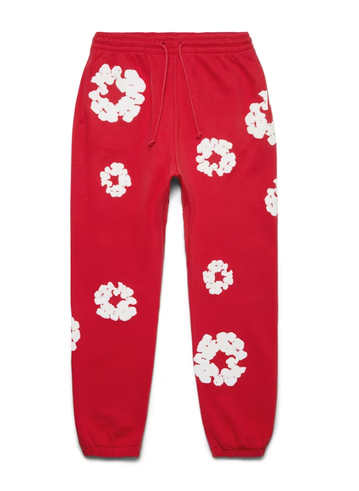 Denim Tears The Cotton Wreath Sweatpants Red