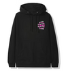 Anti social social club x fragment pink bolt hoodie (FW19) - black