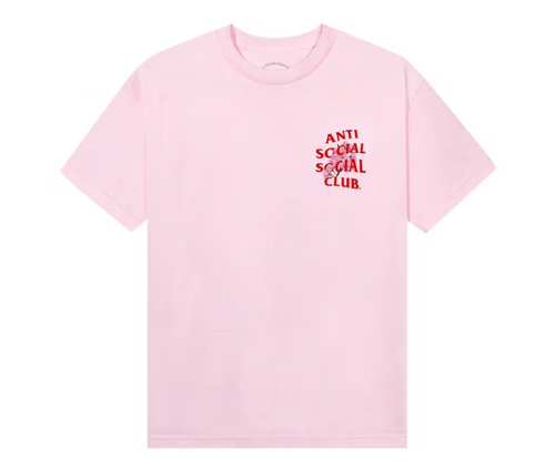 Anti social social club nihon Japan exclusive drop tee - pink