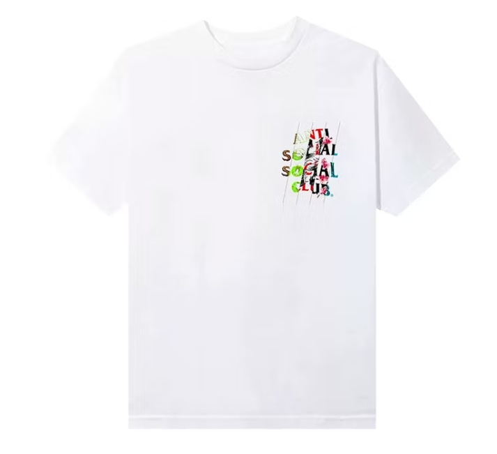 Anti social social club madness tee - white