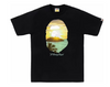 BAPE a rising bape photo tee - black