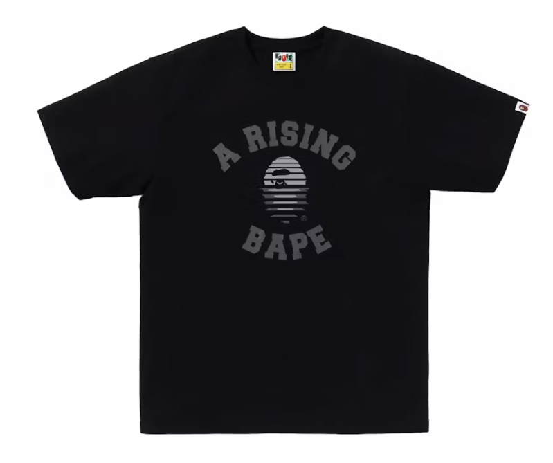 BAPE a rising bape tee - black