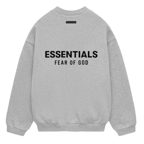 Fear of God Essentials Fleece Crewneck  (FW24) Light Heather Gray